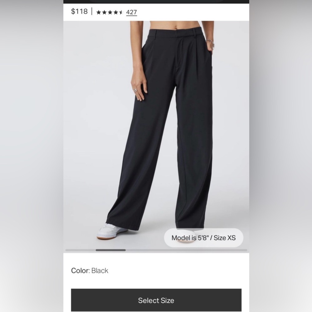 Vuori Villa Trousers - XS black like new